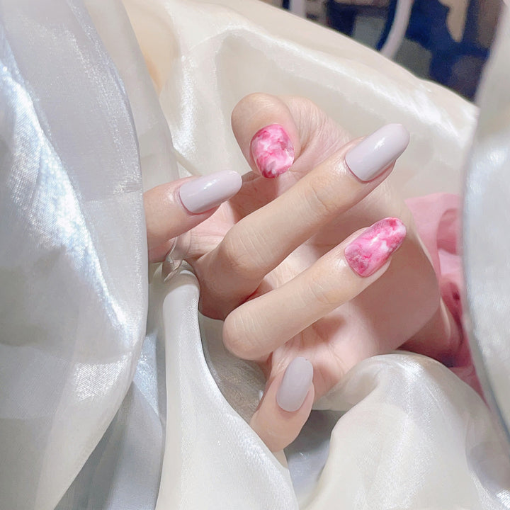 Premium Artistic Marble Effect Press-On Nails