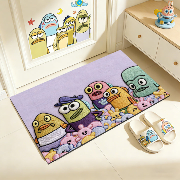 Cartoon Character Non-Slip Bath Mat Kalsten