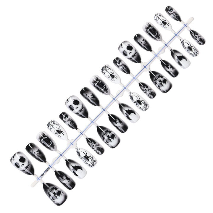 Creative nail art set with spooky designs Kalsten