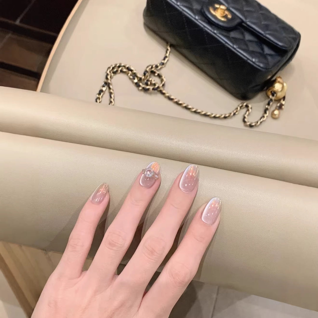 Elegant Press-On Nail Art Set