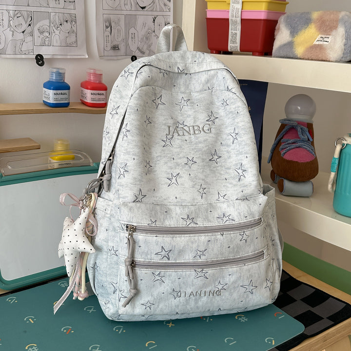 Star-Patterned School Backpack Kalsten