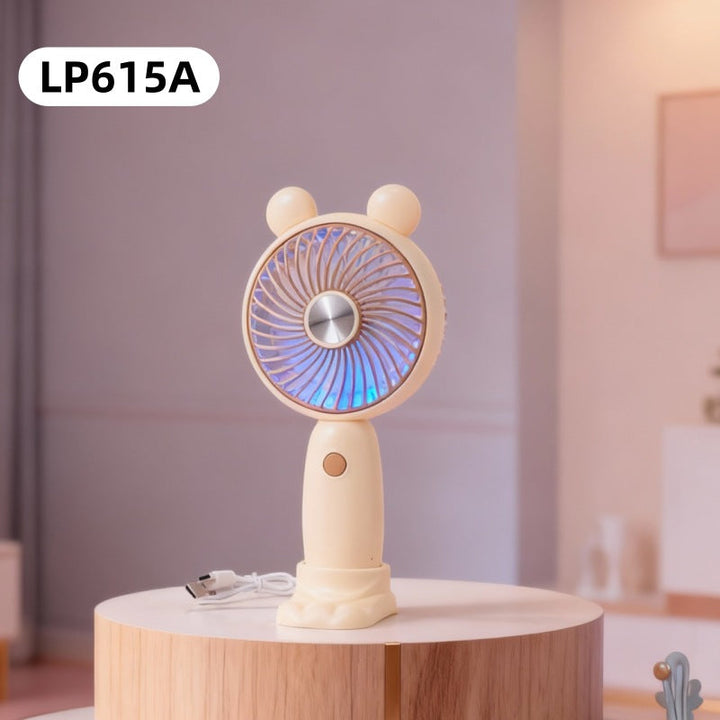 Women's Portable Hand Fan with Cute Rabbit Design Kalsten
