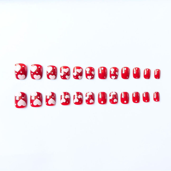 Artistic Heart Motif Nail Art Kit