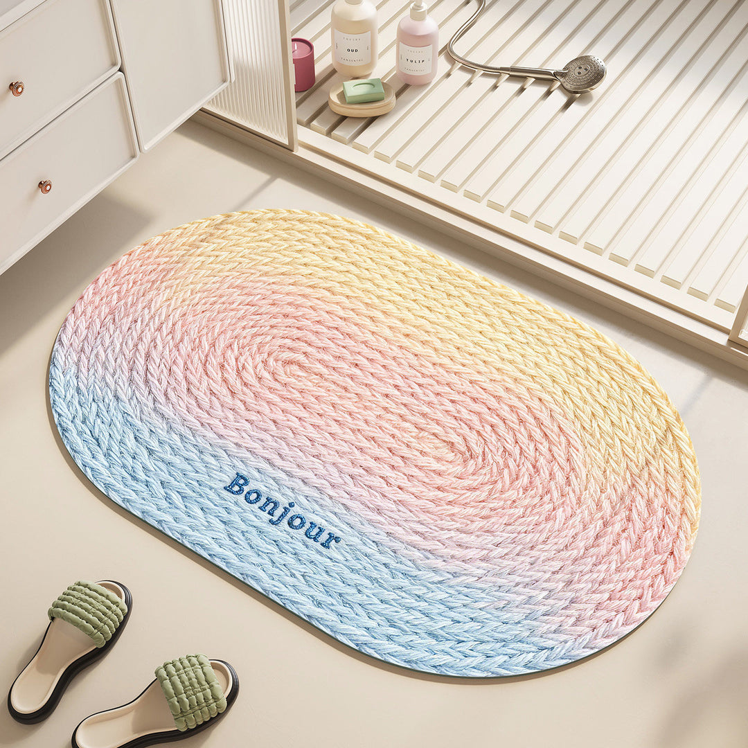 Cartoon Fruit Shaped Bath Mat