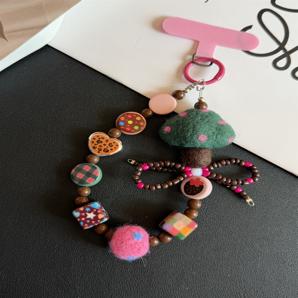 Decorative Beaded Charm Keychain Kalsten 1790135023