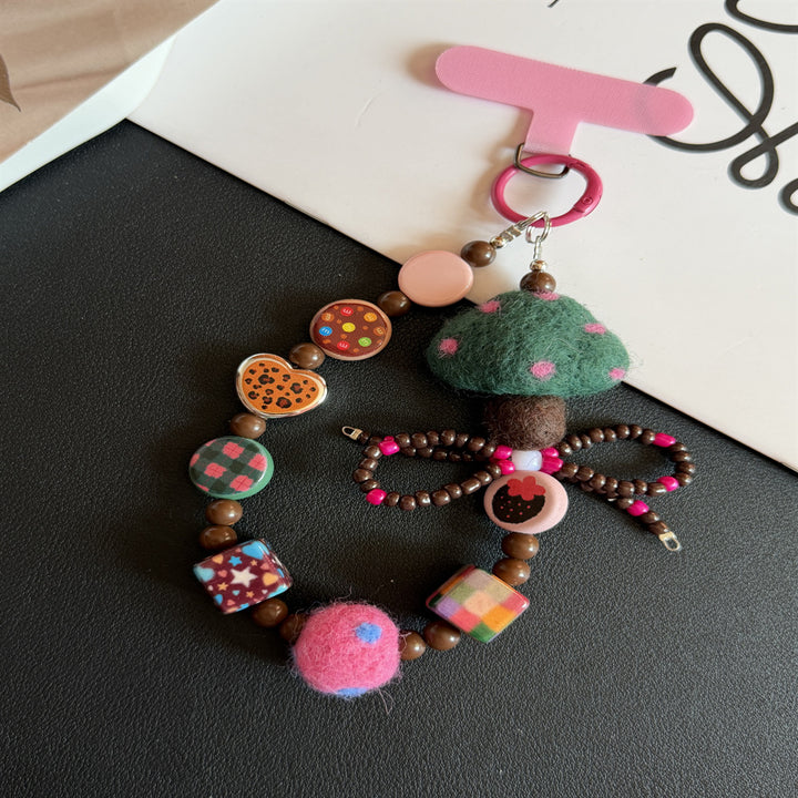 Decorative Beaded Charm Keychain Kalsten 1790135023