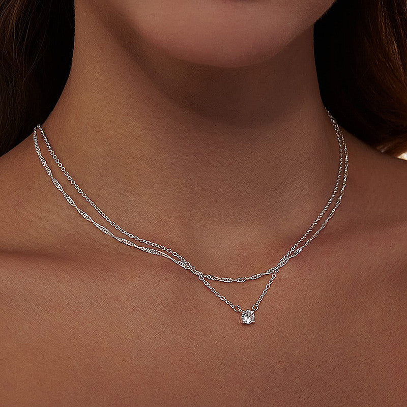 Layered Gold Necklace Kalsten