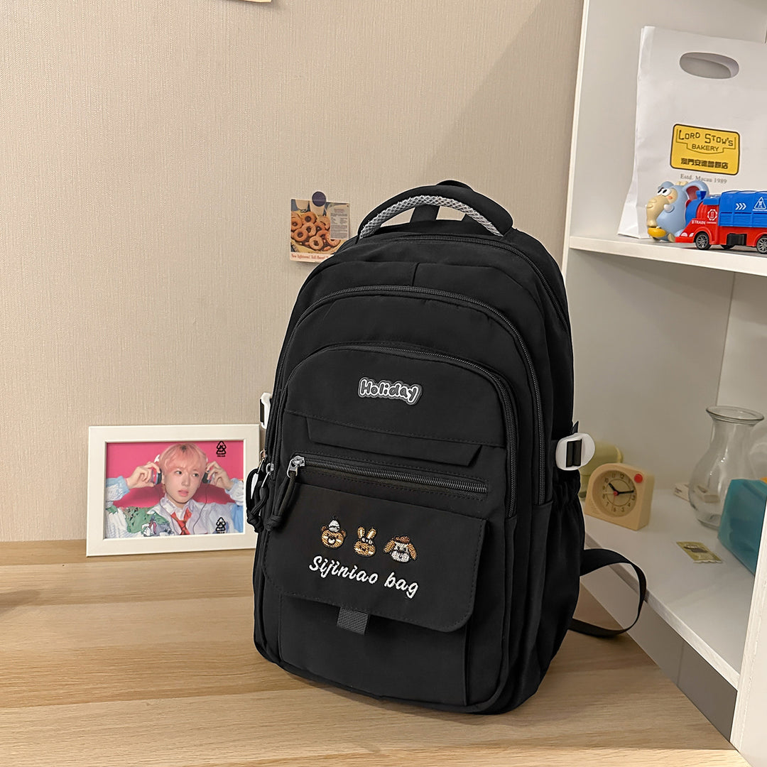 Cute Illustrated Character-Themed Backpack Kalsten