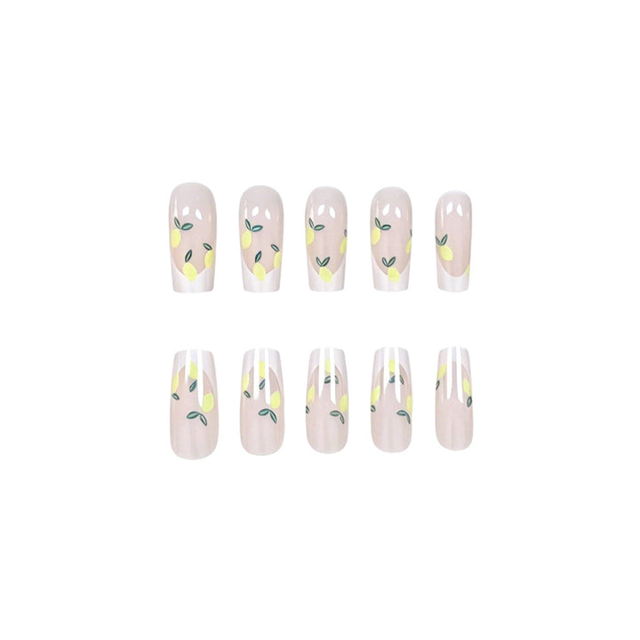 Artistic Lemon Design Press-On Nails Kalsten