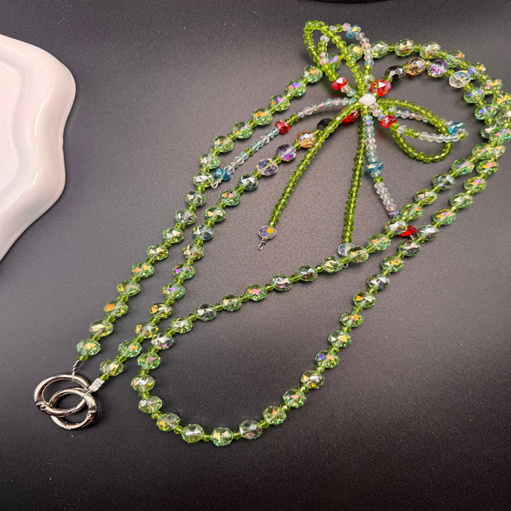 Multi-Strand Beaded Eyewear Necklace Kalsten