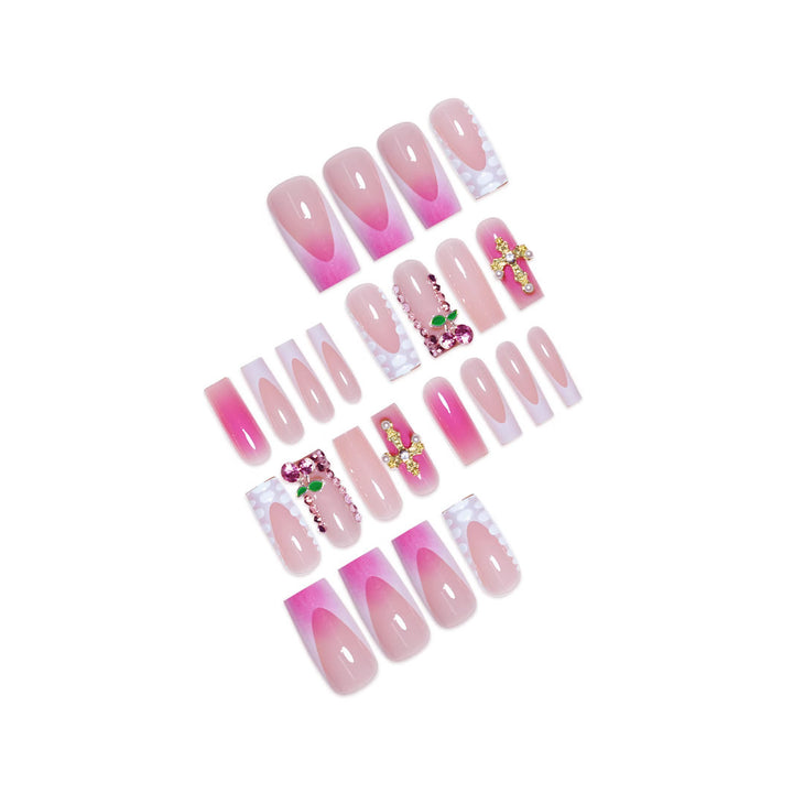 Glamorous Rhinestone-Embellished Nail Art Extensions Kalsten