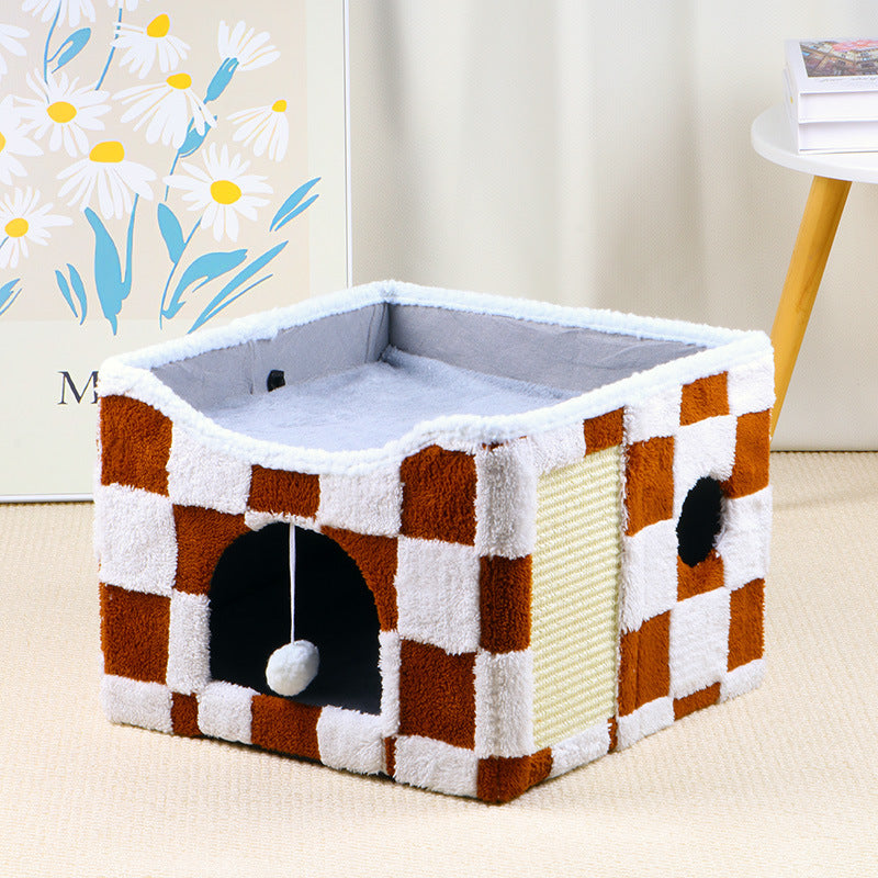 Cozy Plush Cat Hideout Kalsten