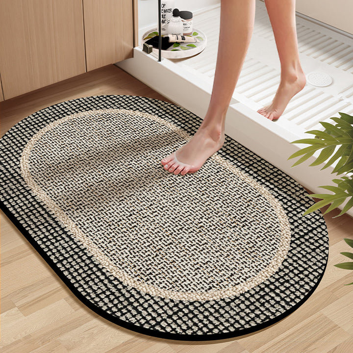 Soft Textured Bathroom Rug Kalsten