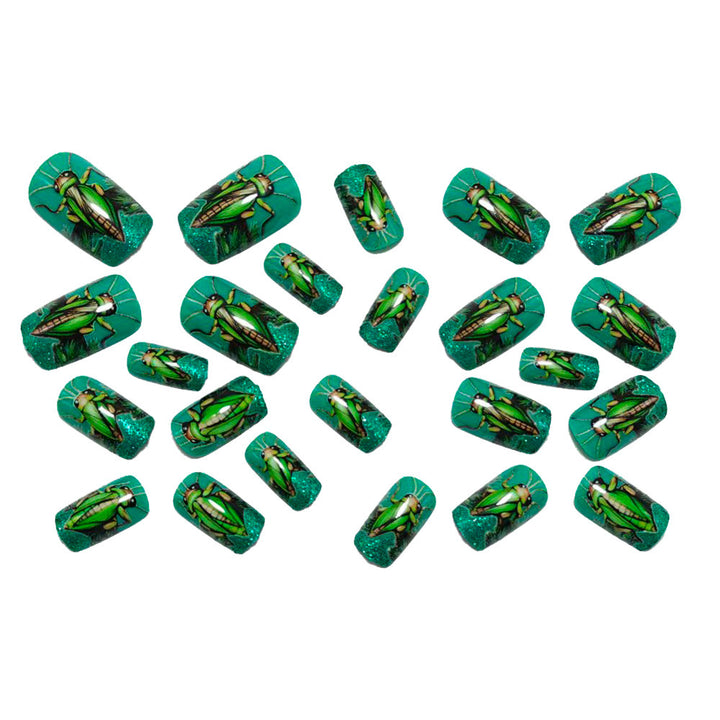 Artificial nails with creative grilling design Kalsten