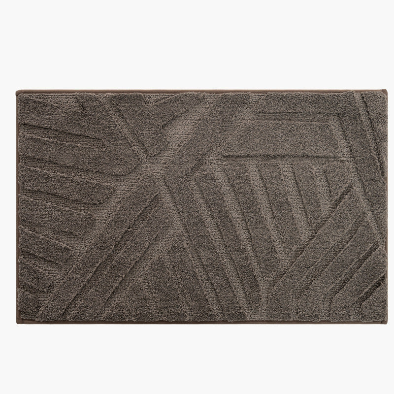 Modern Geometric Bath Mat Kalsten