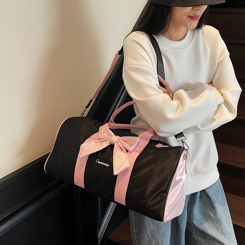 Elegant Bow Accent Duffel Bag Kalsten