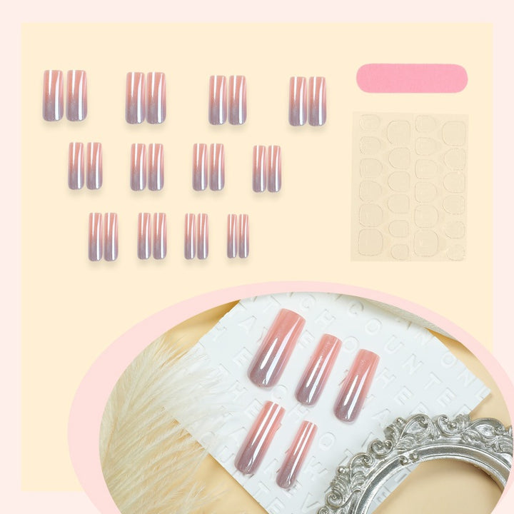 Artificial nail set with elegant ombre effects Kalsten