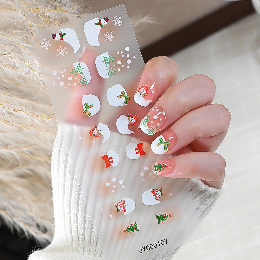 Holiday-Themed Nail Art Stickers