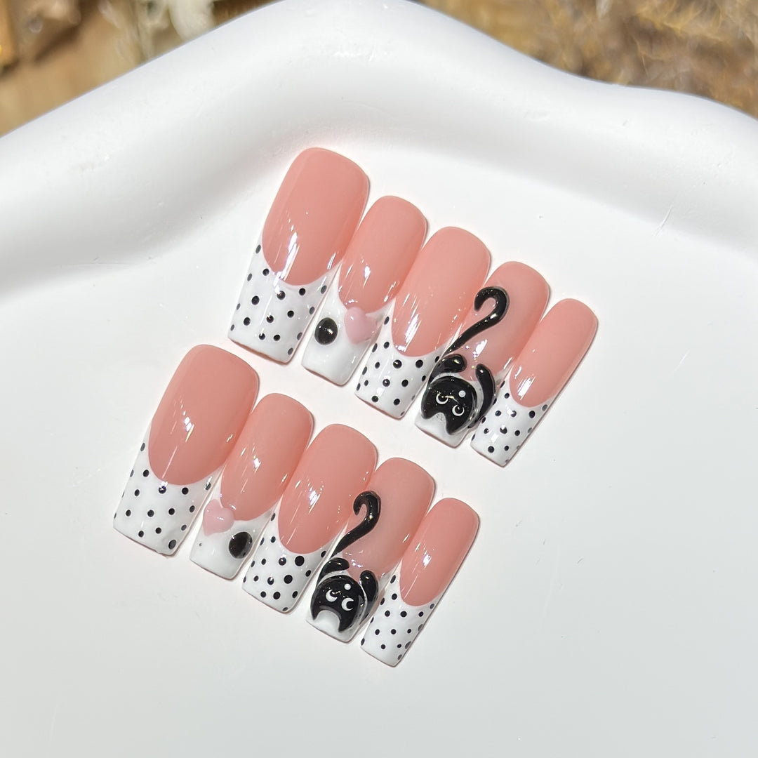 Cat-Themed Nail Art Set Kalsten