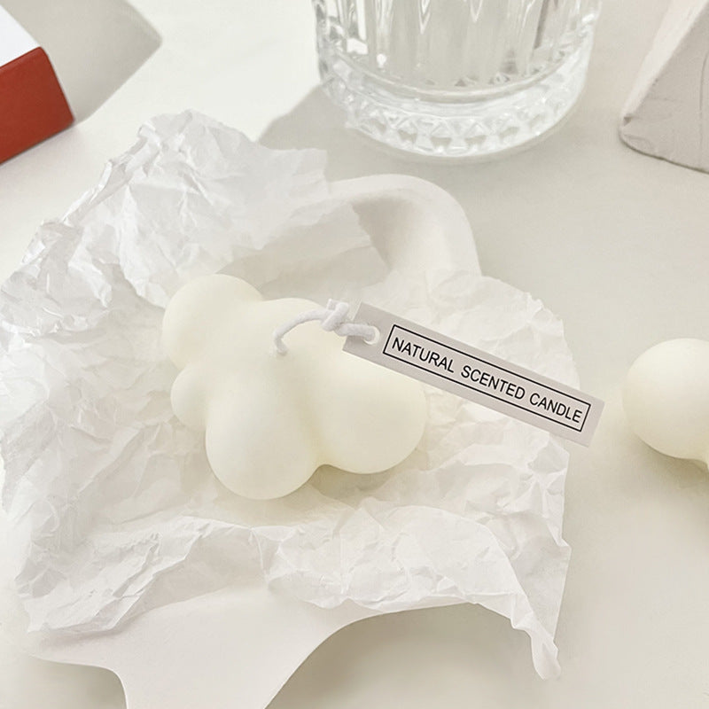Textured Kernel Sculpted Scented Soy Wax Pillar Candle