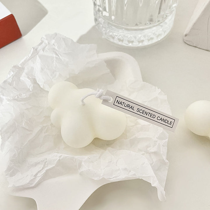 Textured Kernel Sculpted Scented Soy Wax Pillar Candle