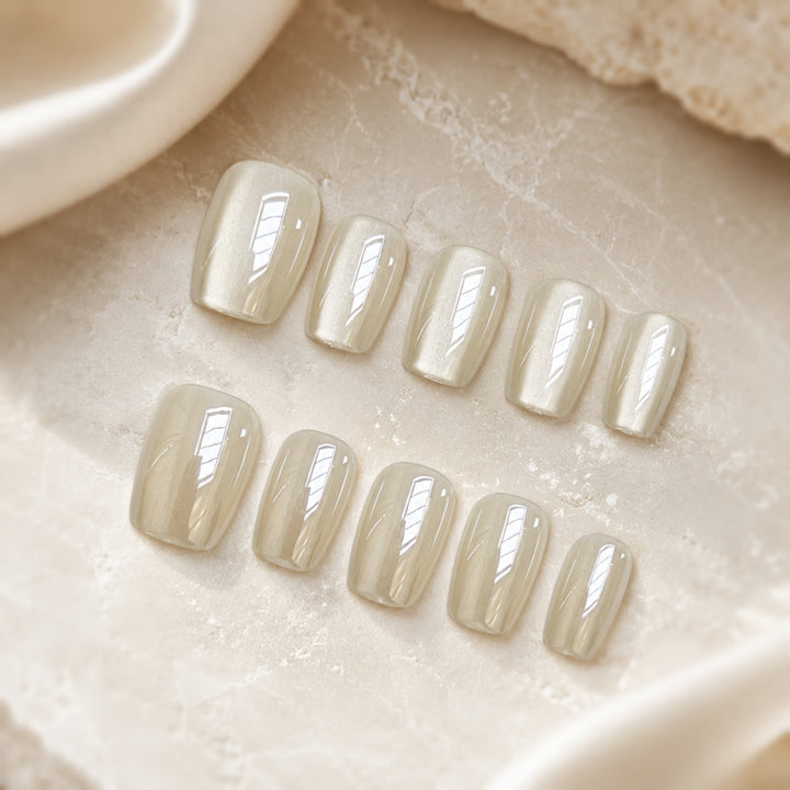 Metallic Press-On Nail Set