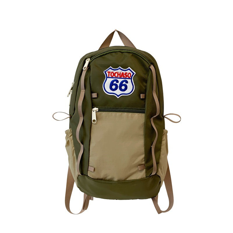 Colorful Patchwork Backpack Kalsten