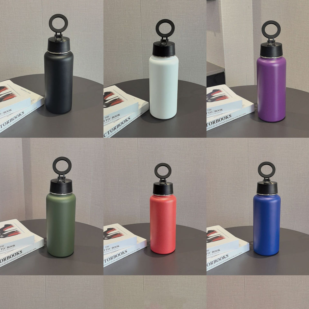 Unisex Sporty Stainless Steel Water Bottle Kalsten