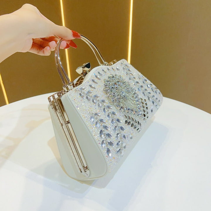 Crystal-Embellished Evening Handbag