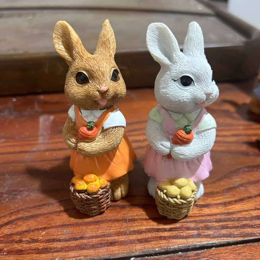 Decorative Bunny Figurine Set Kalsten