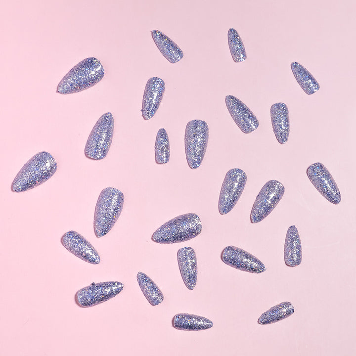 Glamorous Glittering Stiletto Nail Tips Kalsten