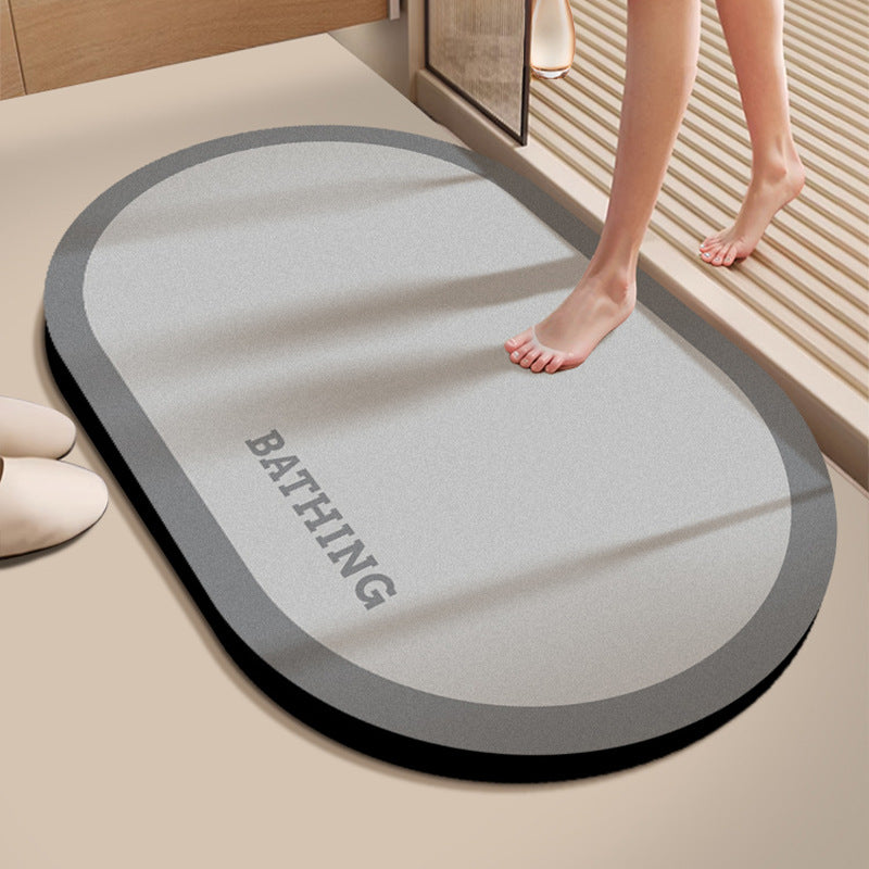 Soft Textured Bathroom Rug Kalsten