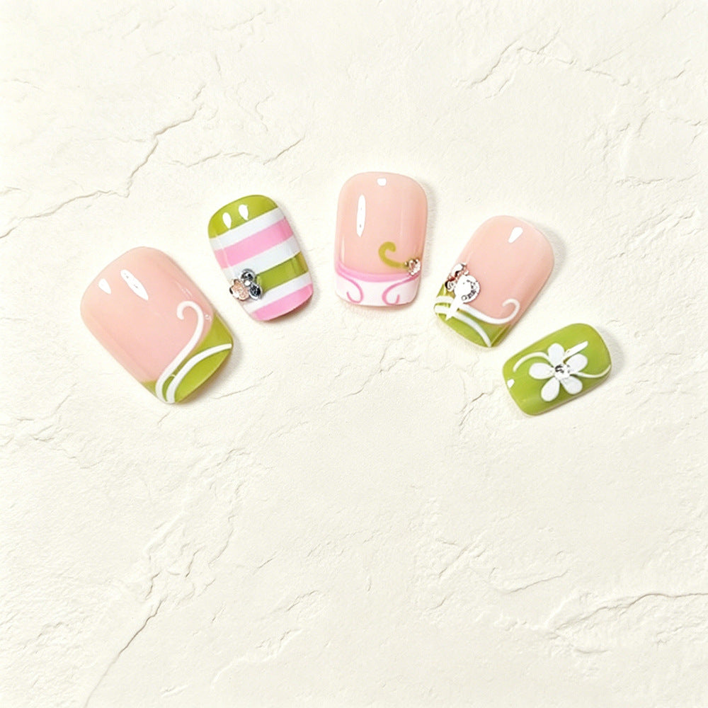 Decorative Press-On Nail Art Tips Kalsten
