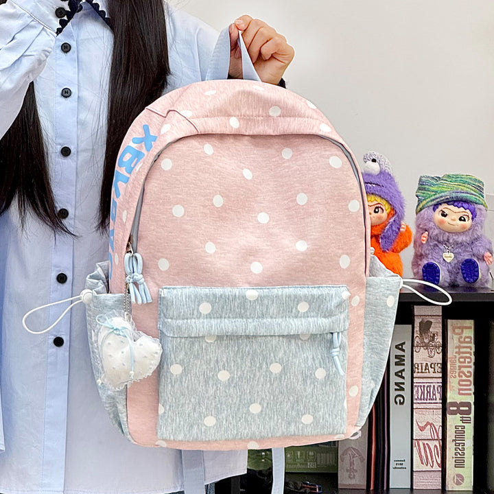Stylish Polka Dot Patterned Backpack Kalsten 1791205639