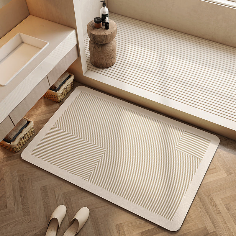 Geometric Patterned Bath Mat Kalsten