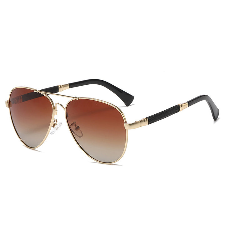 Women's aviator sunglasses with elegant metallic frame and UV protection Kalsten