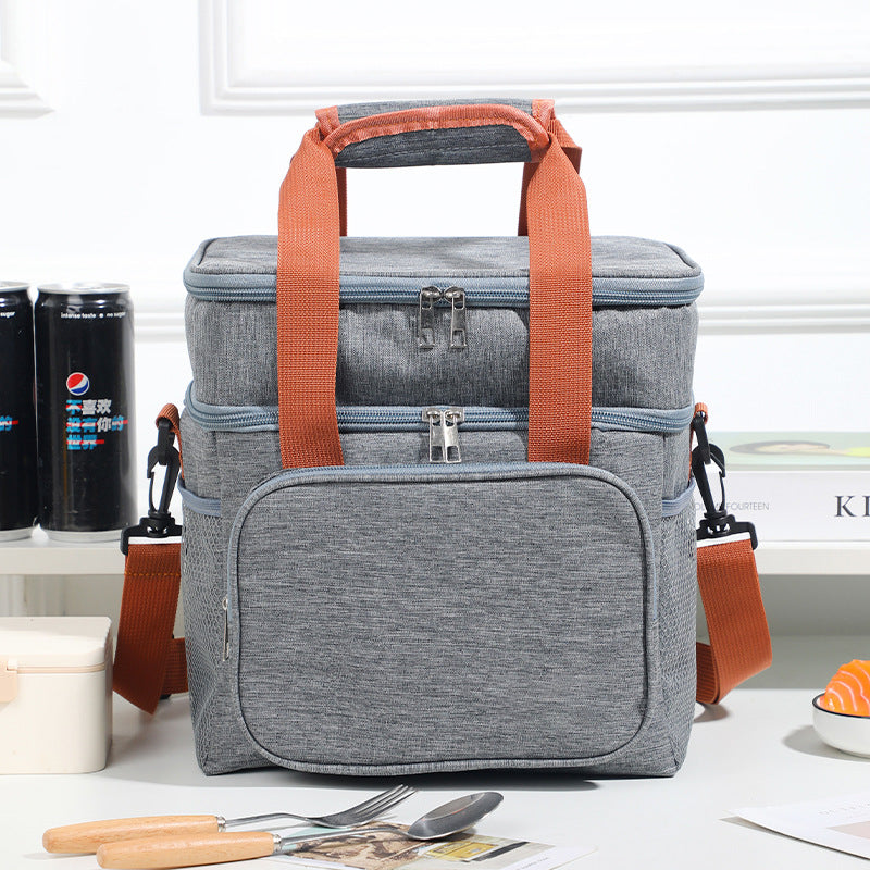 Insulated Food Carrier with Multi-Compartment Design