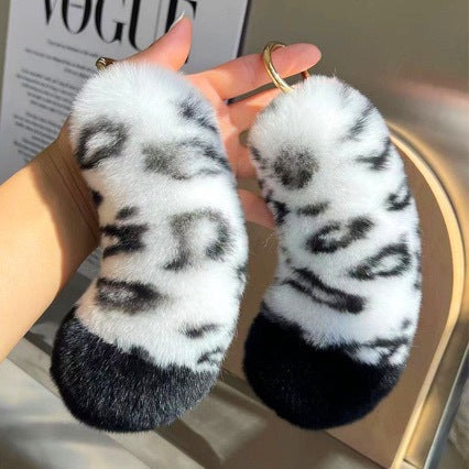 Plush Animal-Themed Keychain Accessory Kalsten