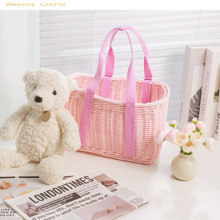 Stylish Woven Basket Bag Kalsten
