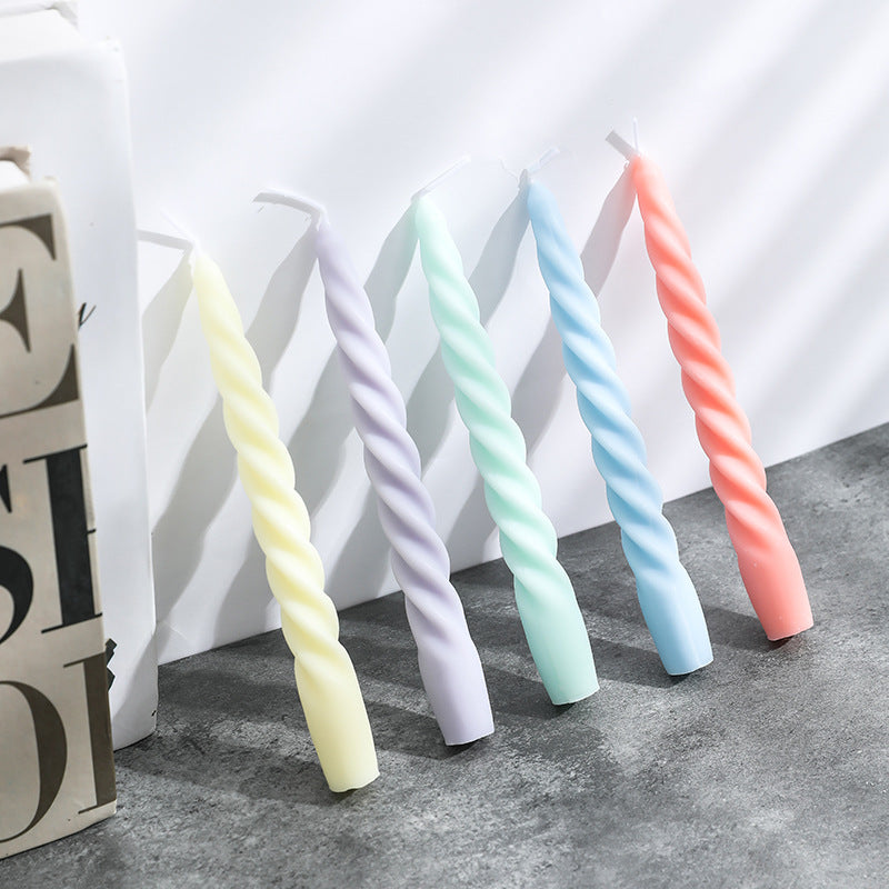 Pressed Glass Pedestal Candle Holder for Taper & Pillar Candles