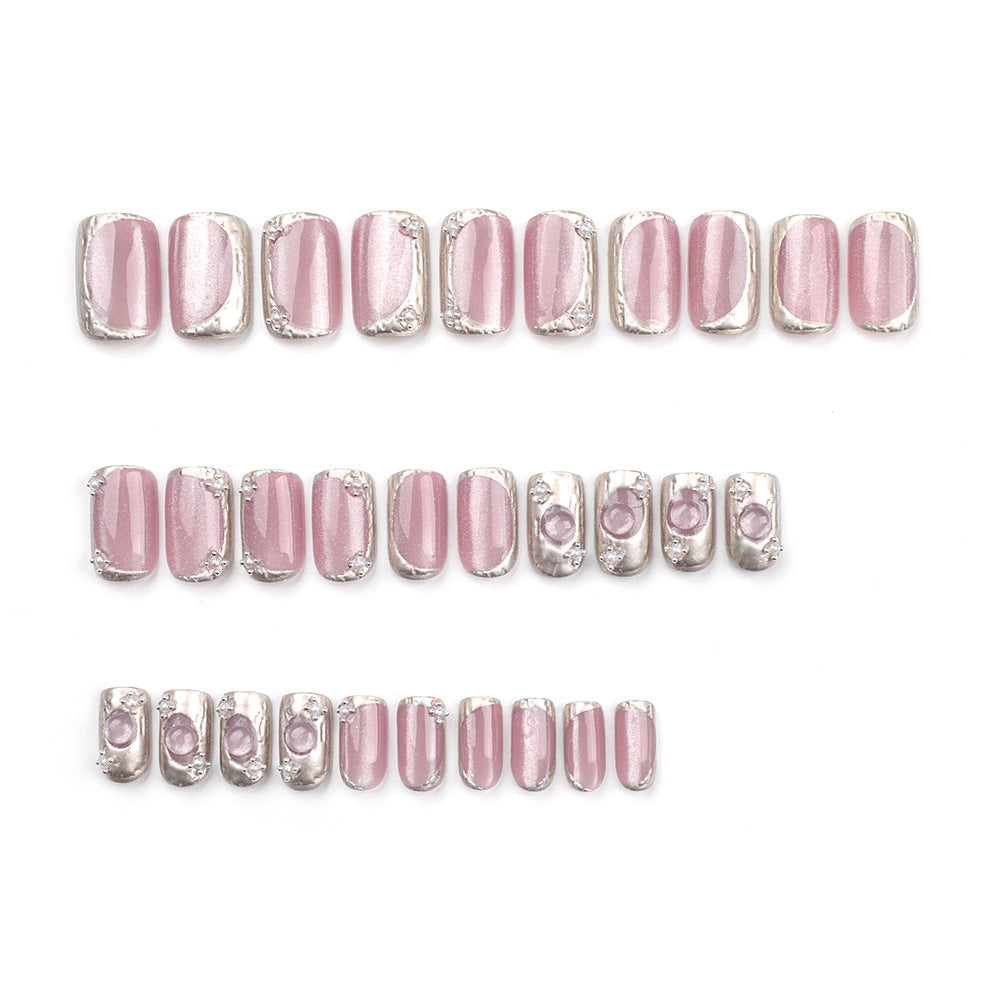 Artistic Nail Art with Glitter and Ombre Effect Kalsten