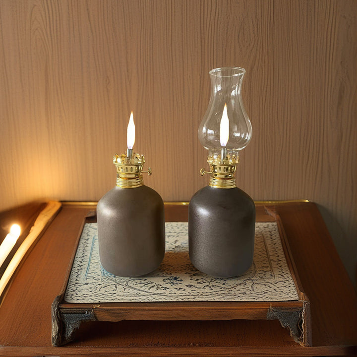 Home Decor Rustic Oil Lamp Kalsten