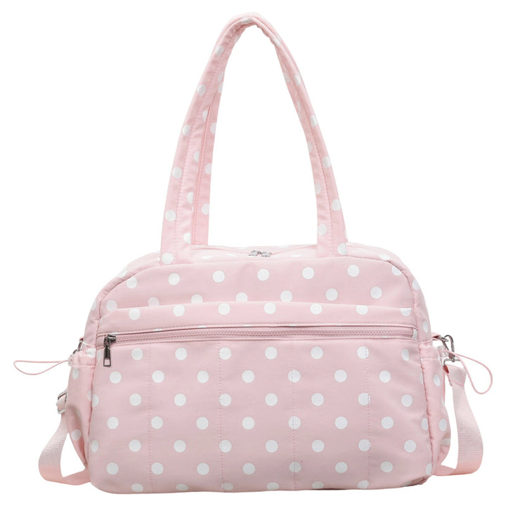 Versatile Polka Dot Travel Duffle Bag