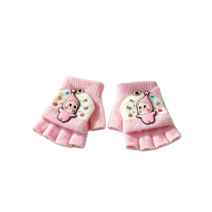 Cute Cartoon-Themed Fingerless Gloves Kalsten