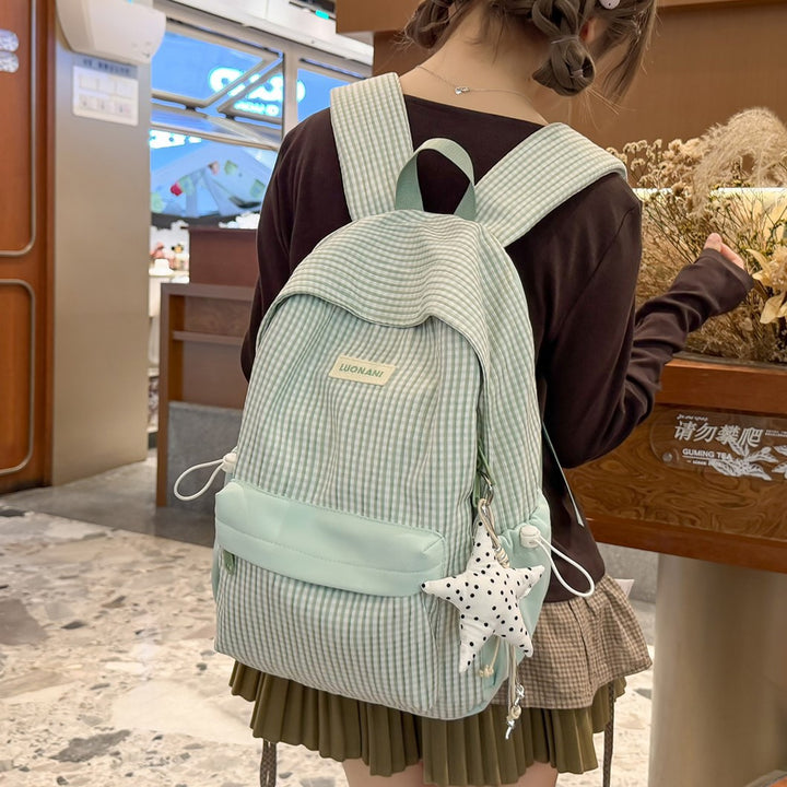 Stylish Striped Backpack Kalsten