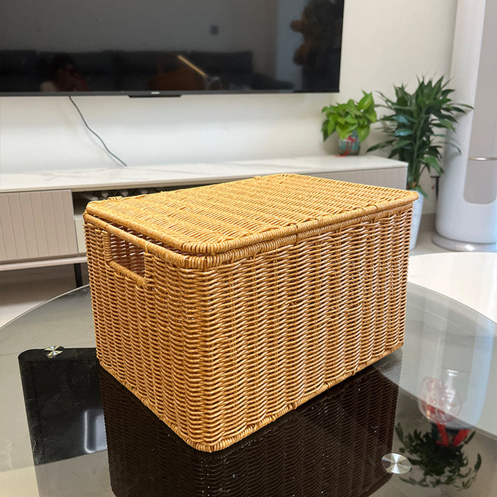 Women’s storage box made of woven material Kalsten