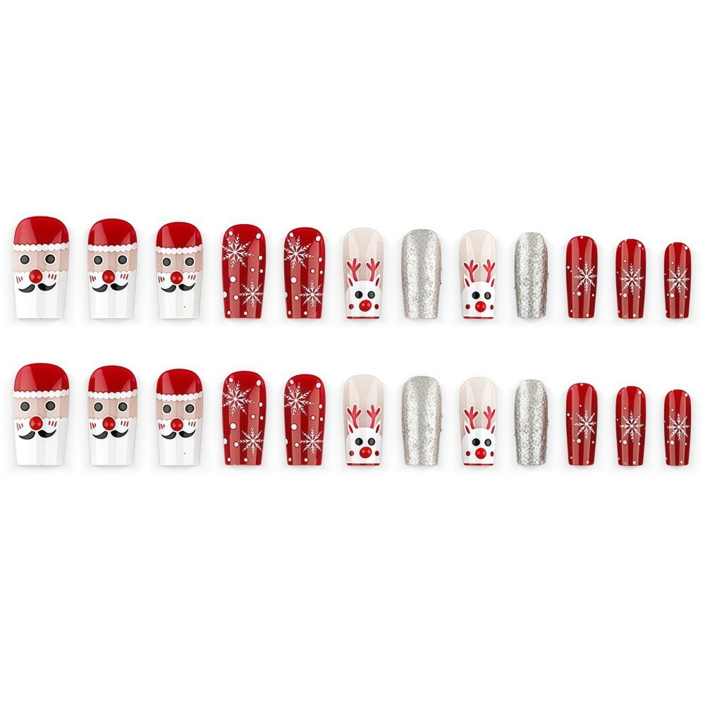 Creative nail art set with festive Christmas motifs Kalsten