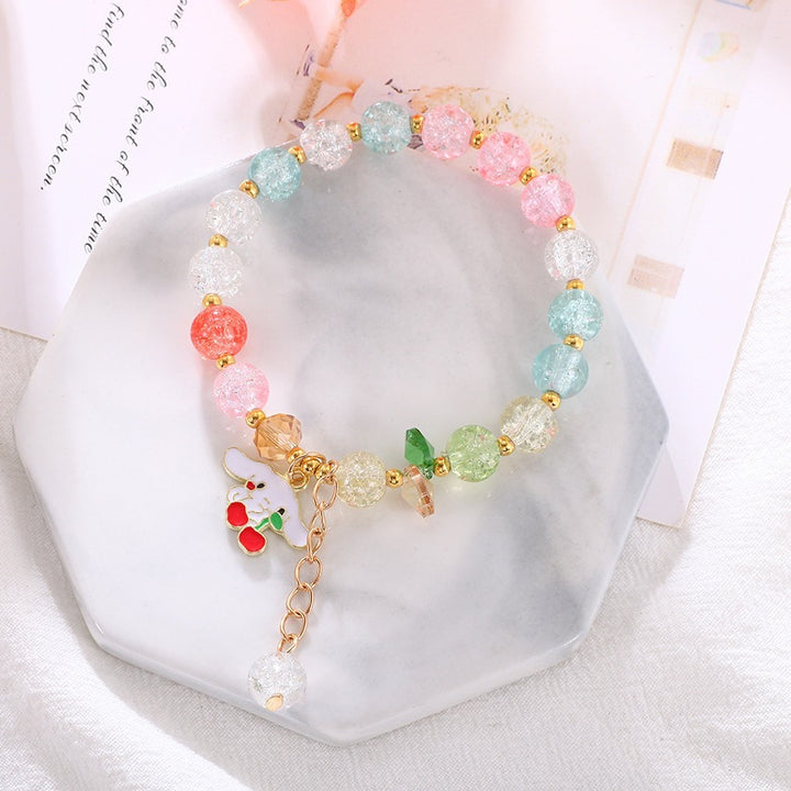 Playful bracelet with colorful glass beads Kalsten