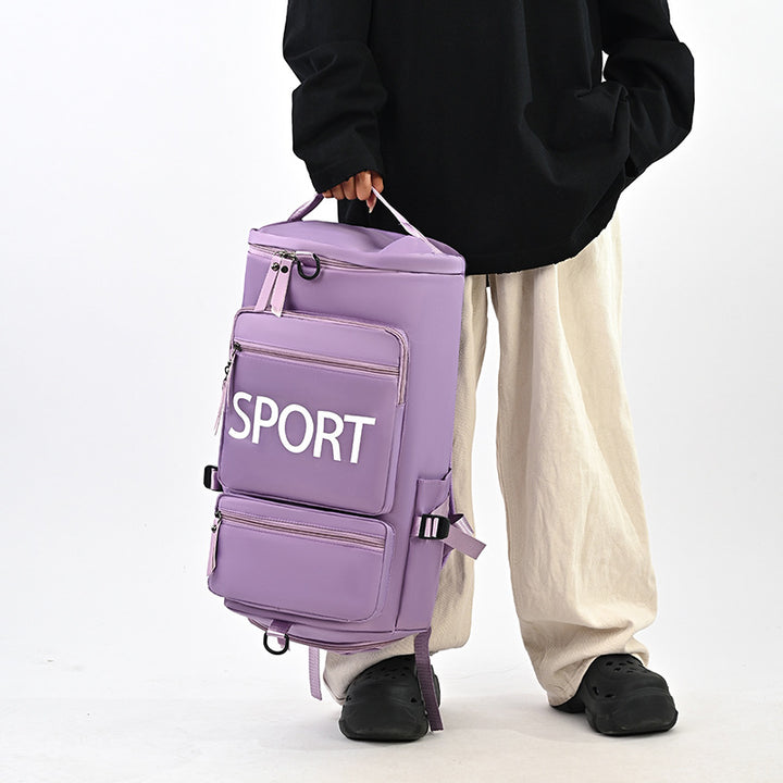 Sporty backpack with multiple compartments and reflective elements Kalsten