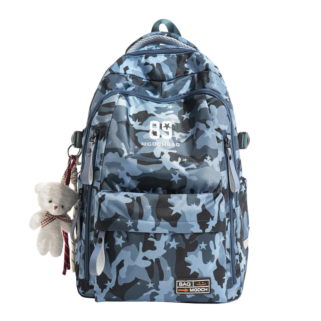 Versatile Camouflage Backpack with Multi-Pocket Design Kalsten